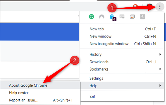 Google Chrome neueste Version