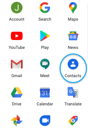 Link zu Google-Kontakten