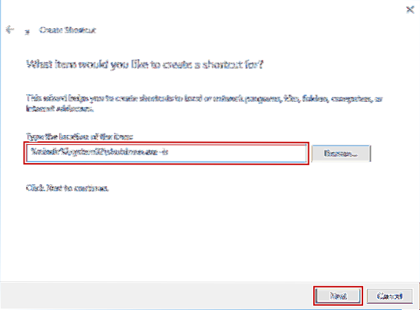 hibernează comanda rapidă Windows 10