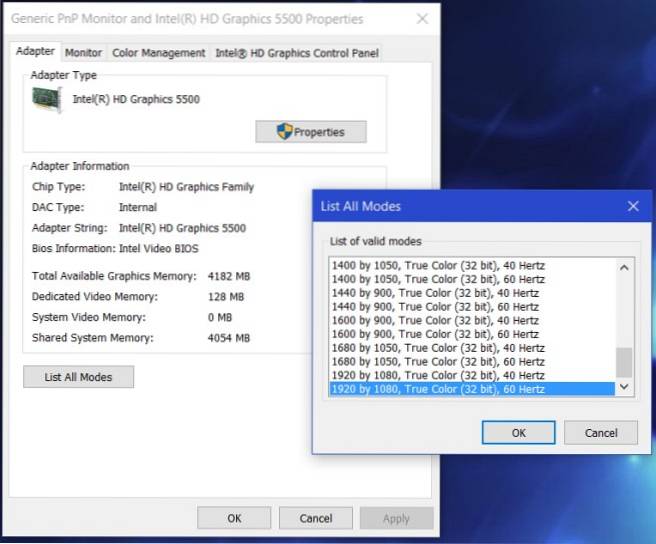 how to add screen resolution in windows 10