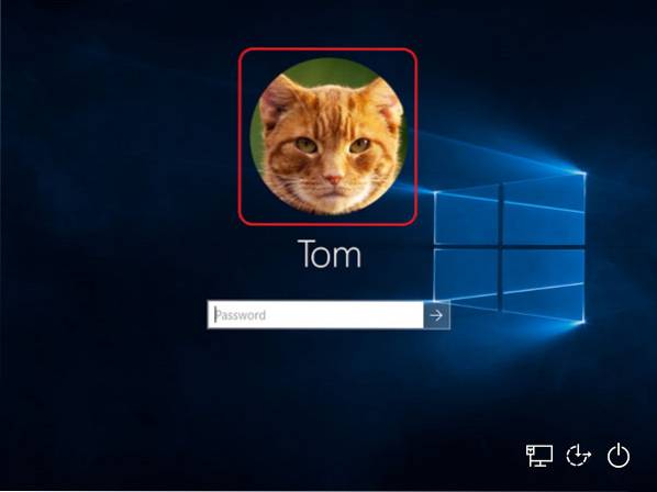 hvordan du ændrer kontobillede i Windows 10 uden aktivering