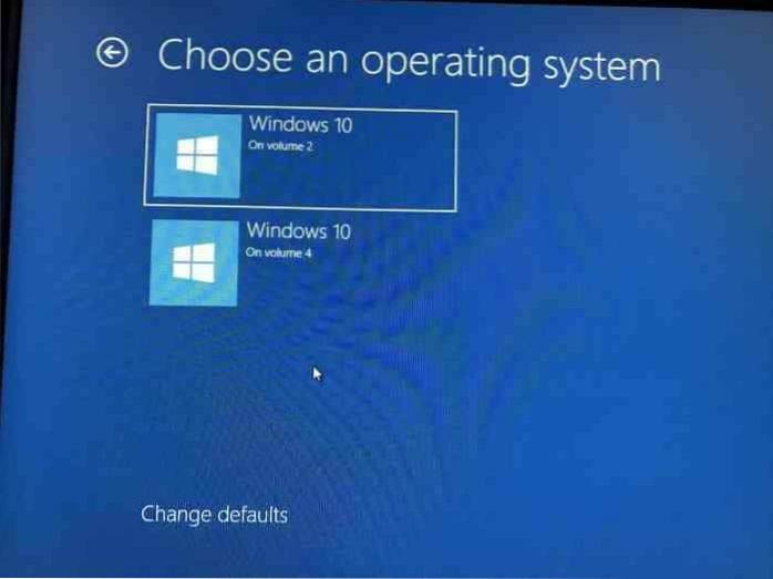 hvordan du endrer rekkefølgen på dobbelt oppstart i Windows 10
