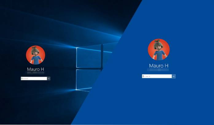 cómo cambiar la pantalla de inicio de sesión de Windows 10