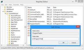 how to change software installation path in windows 10
