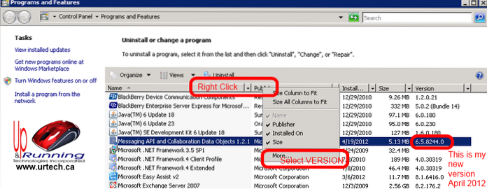hvordan man kontrollerer applikationsversion i Windows 7