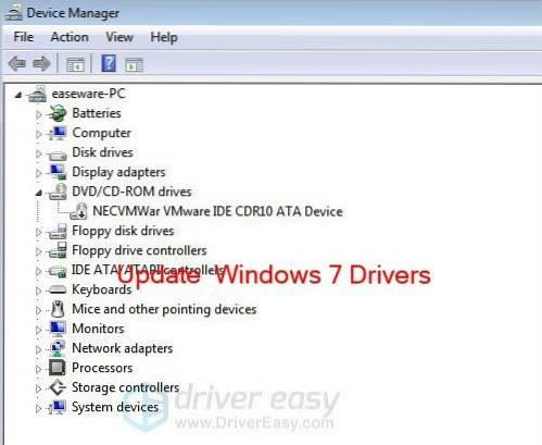 how to check drivers in windows 7