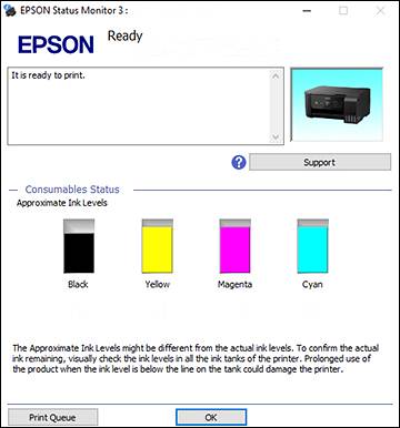 So überprüfen Sie den Epson-Druckertintenstand Windows 10