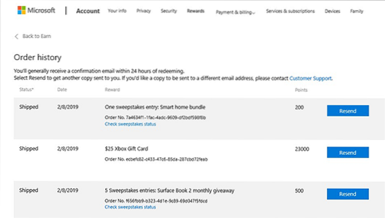 how to check microsoft purchase history