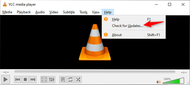 how to check vlc version