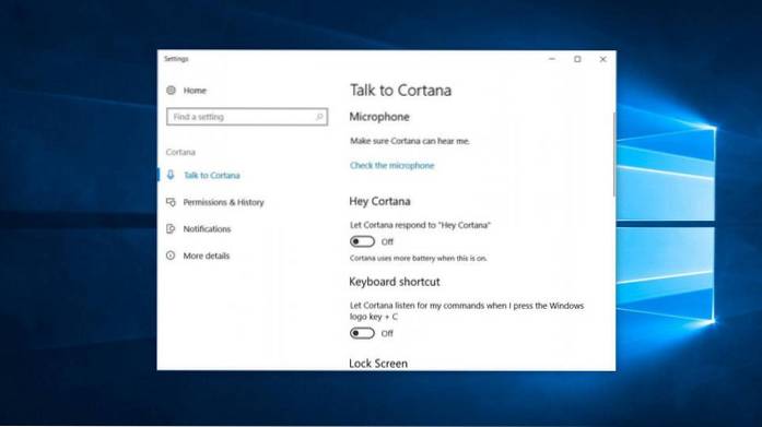 wie man Cortana mit Stimme schließt
