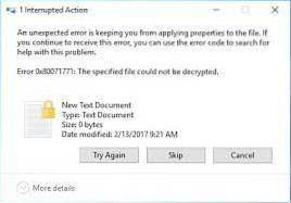 como descriptografar imagens no windows 10