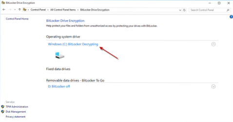 how to decrypt usb drive with bitlocker