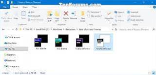 how to delete high contrast themes windows 10