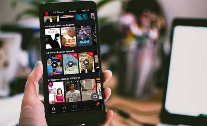 jak stahovat filmy netflix do mobilu