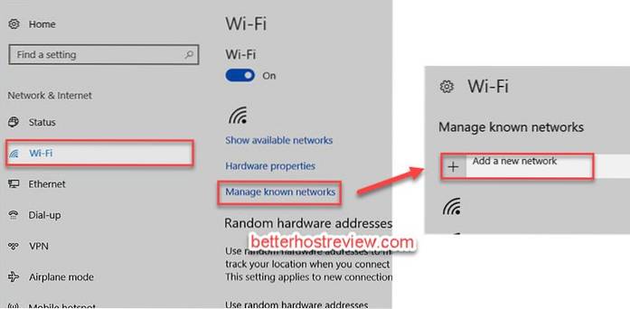 hvordan skjule ssid i Windows 10 hotspot