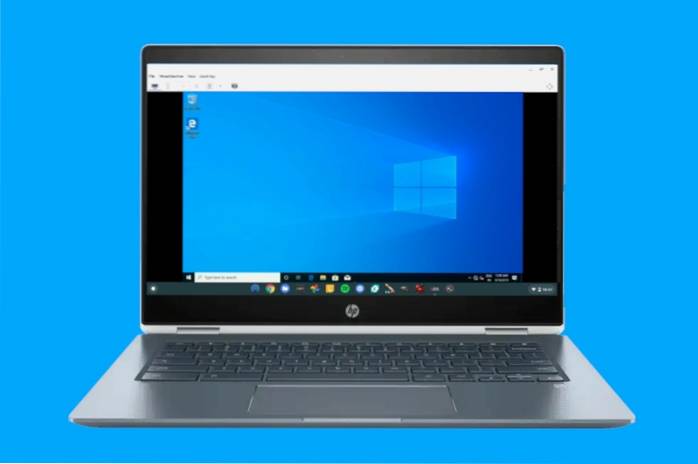 comment installer Windows 10 sur Chromebook 2020