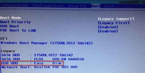 jak nainstalovat Windows 8.1 z USB v notebooku Lenovo