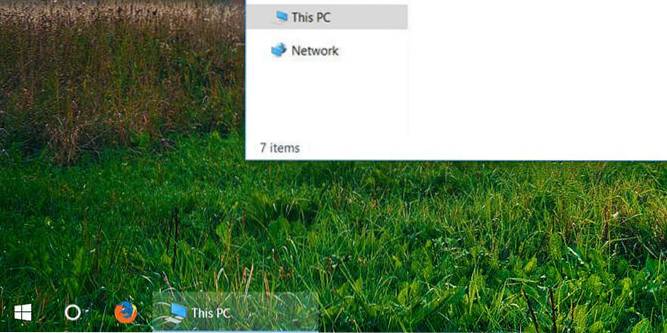 So machen Sie die Taskleiste vollständig transparent Windows 10