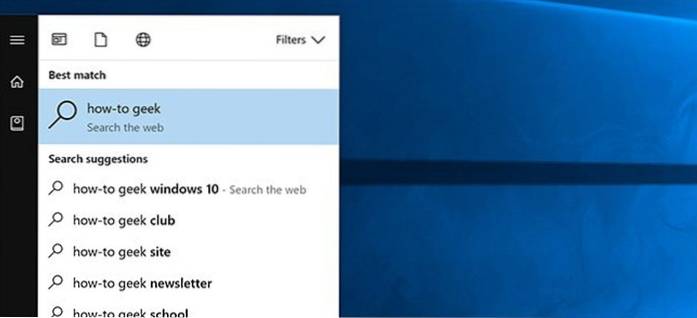comment faire en sorte que la barre de recherche de Windows 10 utilise google chrome