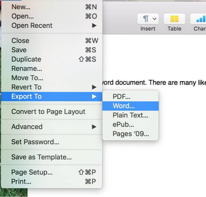 how to open new word document on mac