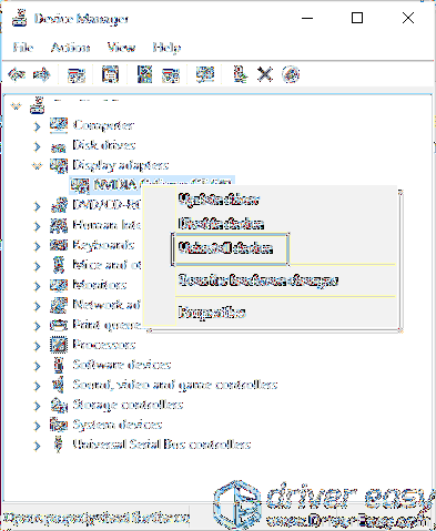 hvordan du geninstallerer grafikdriver Windows 7