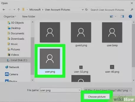 jak odstranit obrázek uživatelského účtu v systému Windows 10