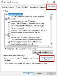 hvordan du tilbakestiller Internet Explorer i Windows 10