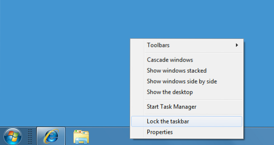 So stellen Sie die Symbolleiste in Windows 7 wieder her