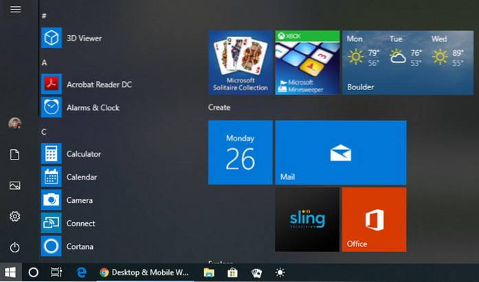 jak zobrazit počasí na hlavním panelu Windows 10