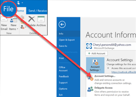 cum să vă deconectați de la aplicația Outlook Windows 10