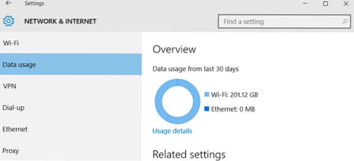 hoe u het gebruik van systeemgegevens in Windows 10 kunt stoppen