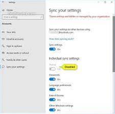 jak synchronizovat motivy Windows 10