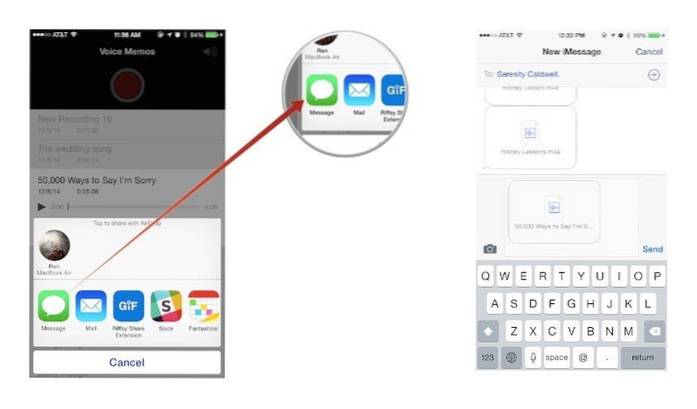 how to transfer voice memos from iphone to android