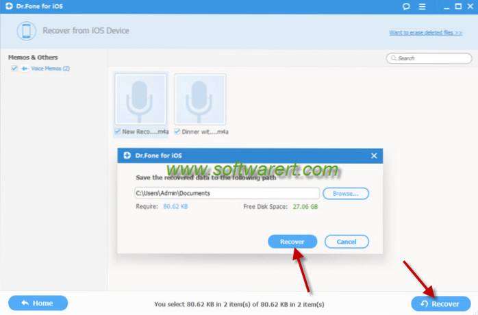how to transfer voice memos from iphone to pc without itunes