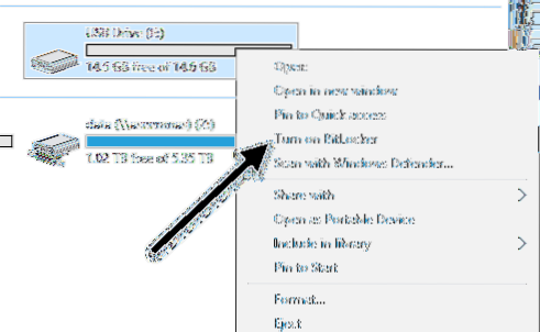 how to un encrypt a usb drive windows 10