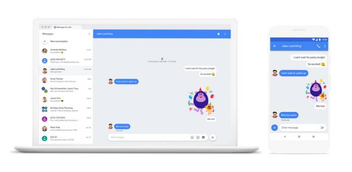 wie man Textnachrichten auf dem Computer Android anzeigt