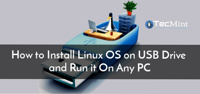 install linux on usb