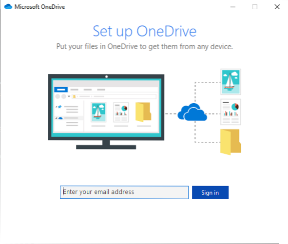 installer onedrive windows 10
