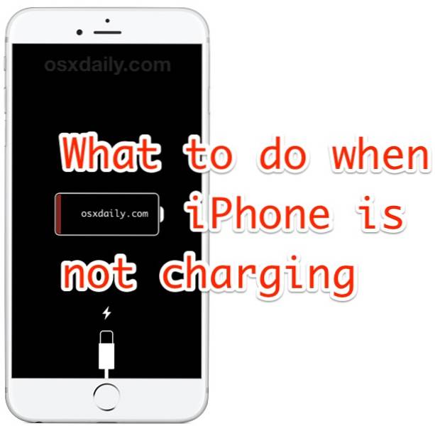 Das iPhone wird nicht aufgeladen
