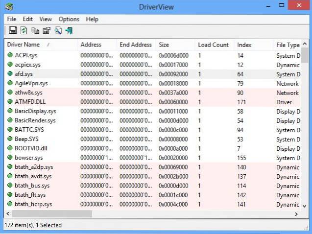 lista de drivers necessários para windows 10