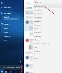 mail app how to log out