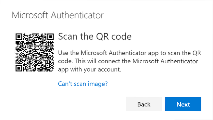 microsoft authenticator qr code