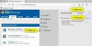 mappen för nedladdning av Microsoft Edge