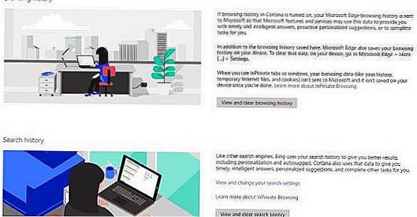 pulpit nawigacyjny prywatności Microsoft