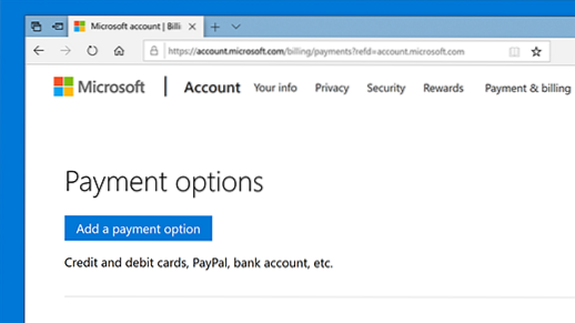 microsoft recurring billing
