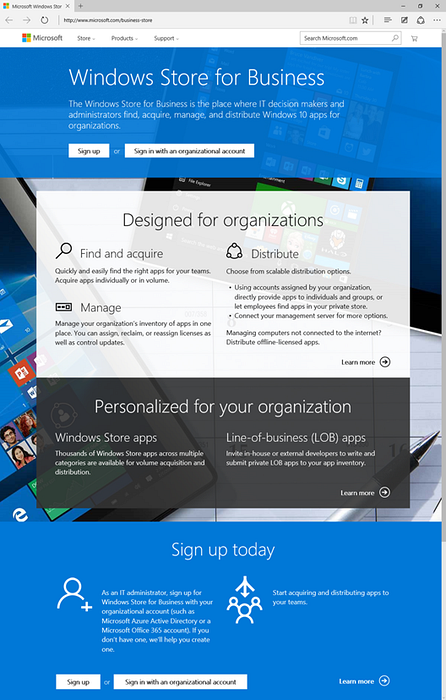 microsoft store corporate account