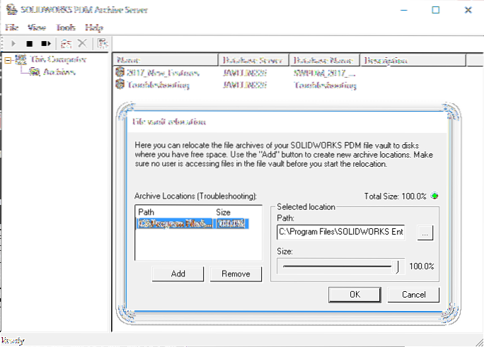 move solidworks to another drive