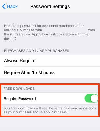 kein passwort für kostenlose apps ios 14