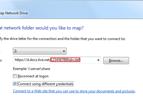 onedrive como unidad de red