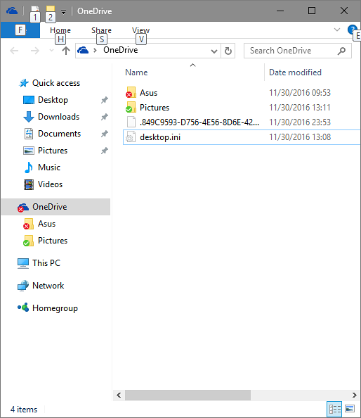 onedrive kraft synkronisering